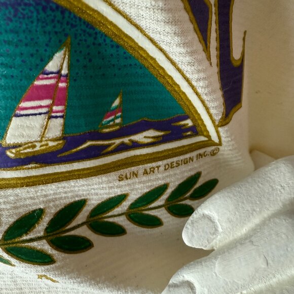 NWT Deadstock Vintage Cal Cru Myrtle Beach Graphic Tee - Picture 3 of 5